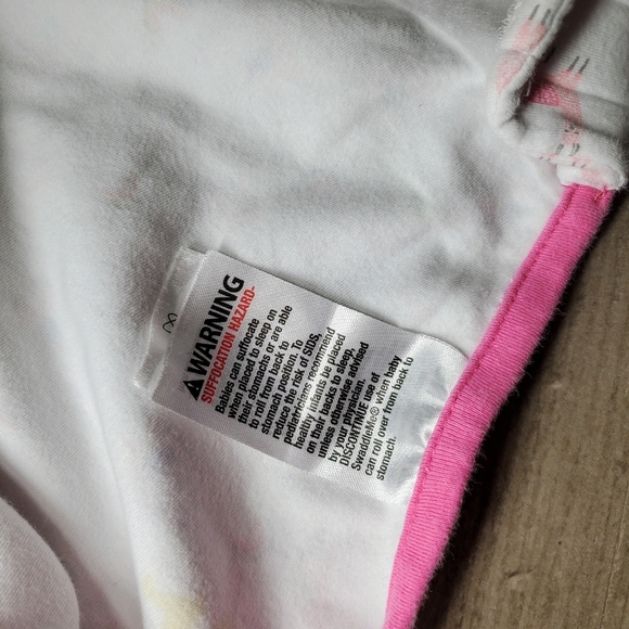 SwaddleMe Size SM/MED 7-14 lbs Llama Rainbow Sleep Sack 100% Cotton EUC - Picture 4 of 12